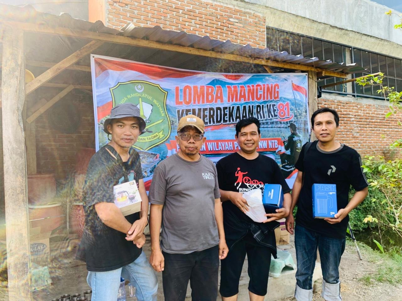Semarak HUT RI ke-81, PW Pemuda NW NTB Gelar Lomba Mancing Kemerdekaan